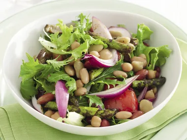 Spiced Asparagus and Bean Salad