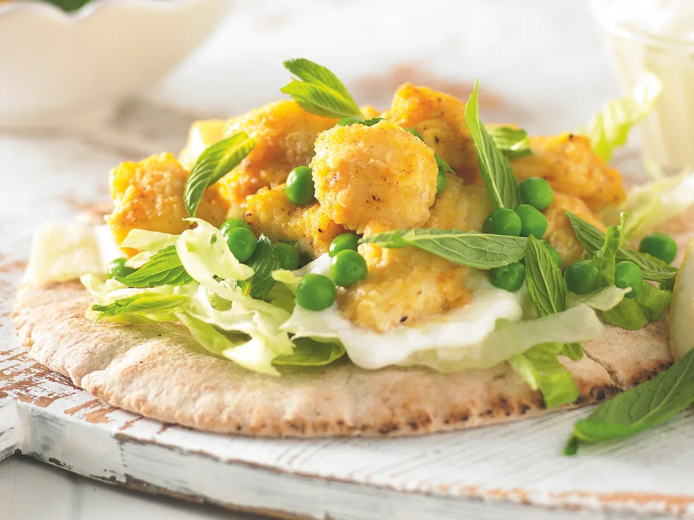 Spiced Fish Pitas