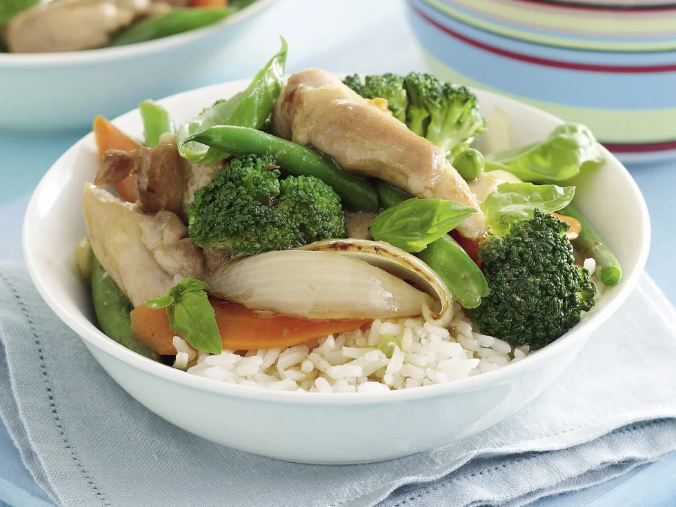 Thai Chicken and Green Bean Stir-fry