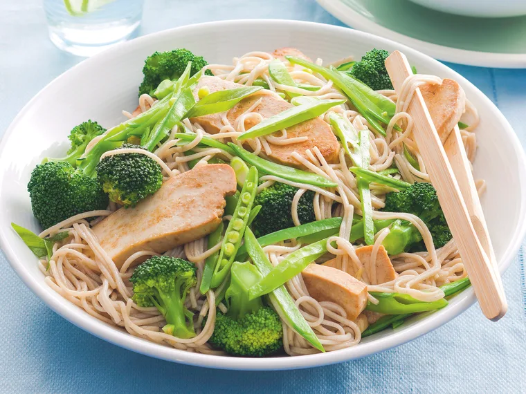 Tofu and Soba Noodle Salad