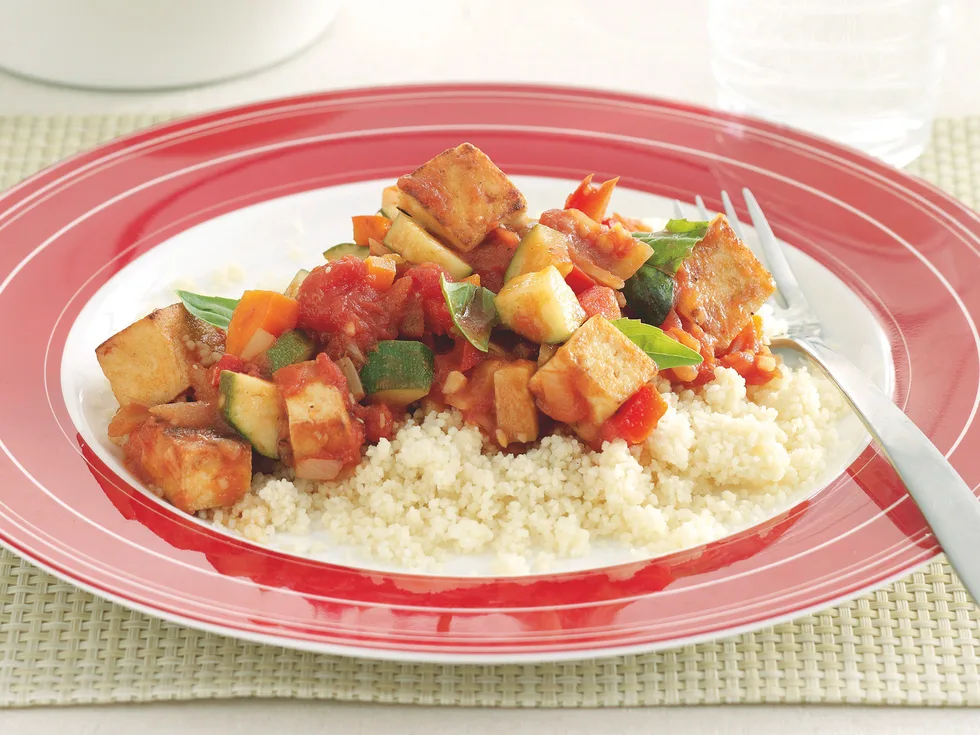 Tofu Ratatouille with Couscous