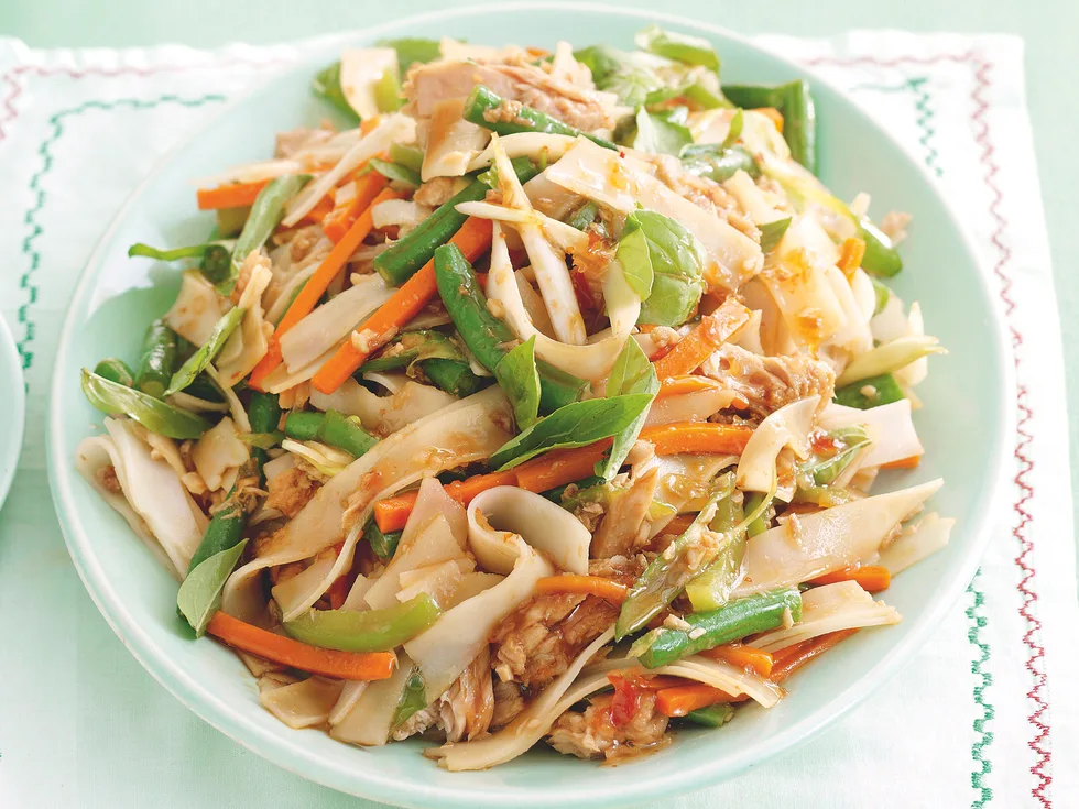 Basil Tuna Noodles