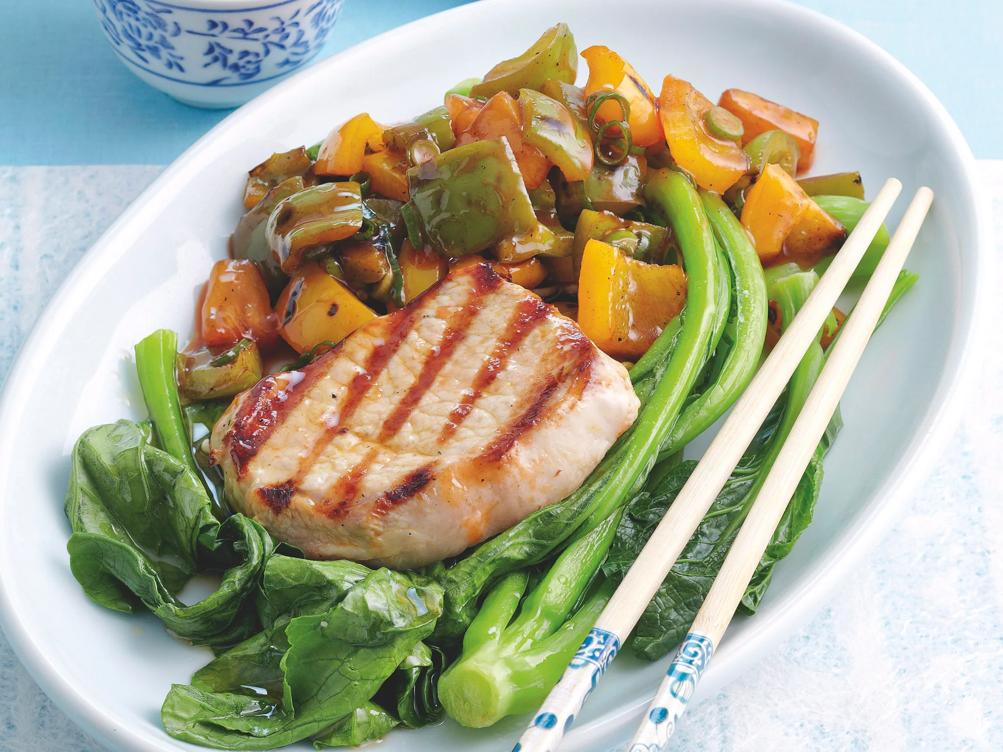 Grilled Sweet and Sour Pork