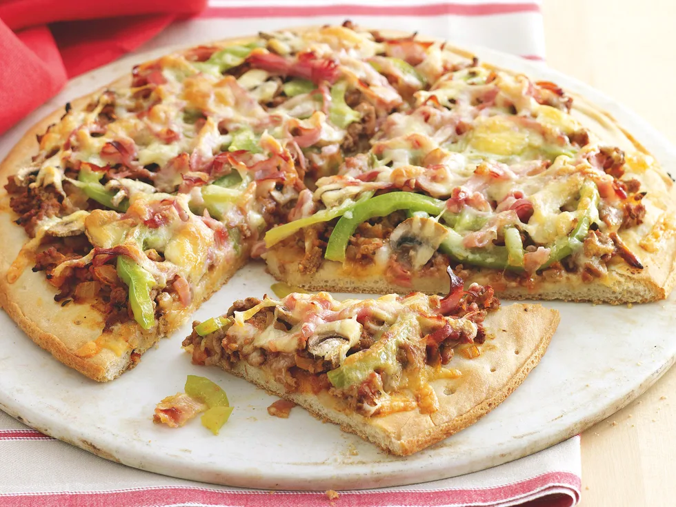 Barbecued Meatlovers' Pizza