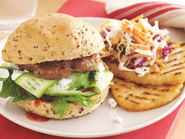Greek Lamb Burgers