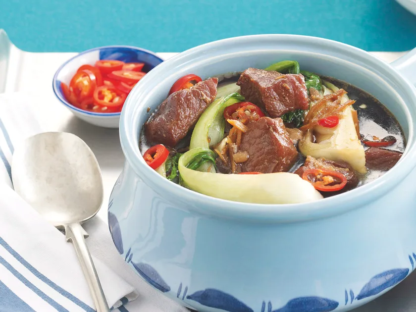 Asian pork hotpot