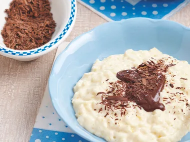 Creamed Rice with Chocolate