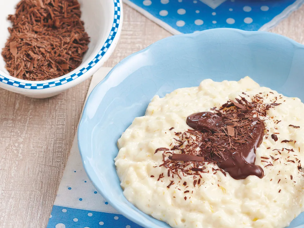 Creamed Rice with Chocolate