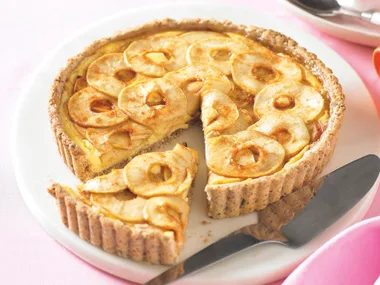 Apple and Hazelnut Cinnamon Tart