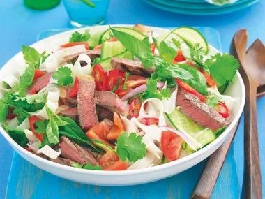 Thai Beef Salad with Noodles