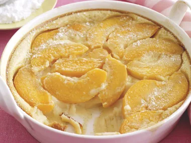 Peach and Vanilla Clafoutis