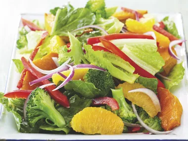 Roast Pumpkin, Orange and Broccoli Salad