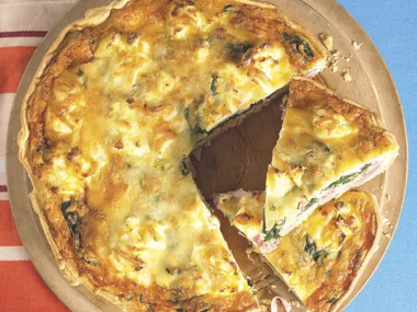 Spinach and Ham Quiche