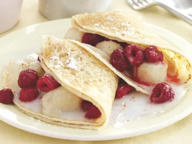 Coconut Banana Crepes