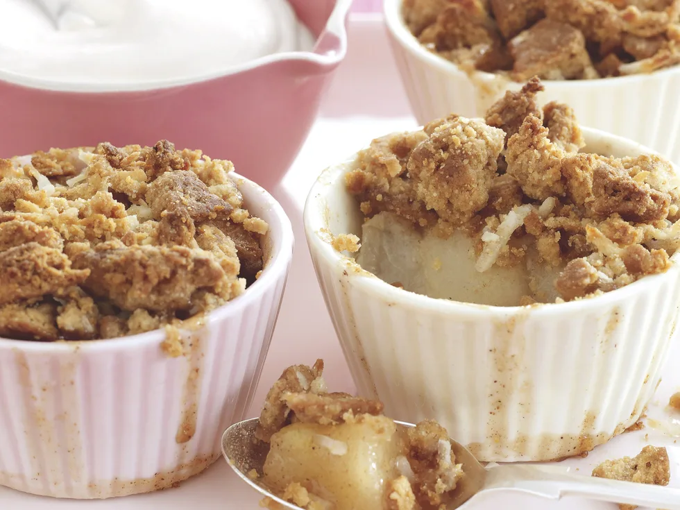 Pear Crumbles