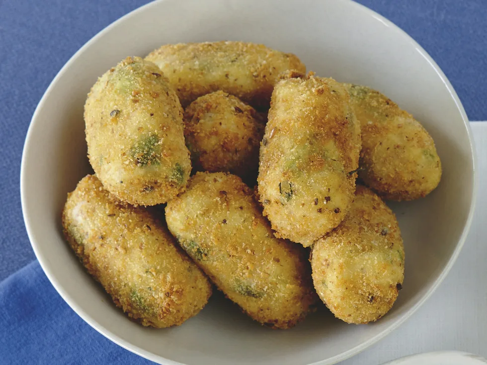 Brussels Sprouts and Ham Croquettes