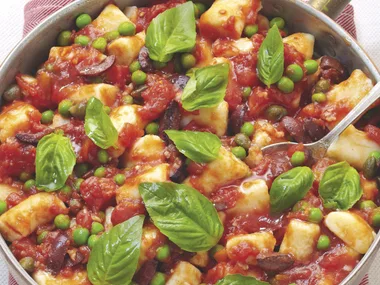 Gnocchi with Italian Pea Sauce