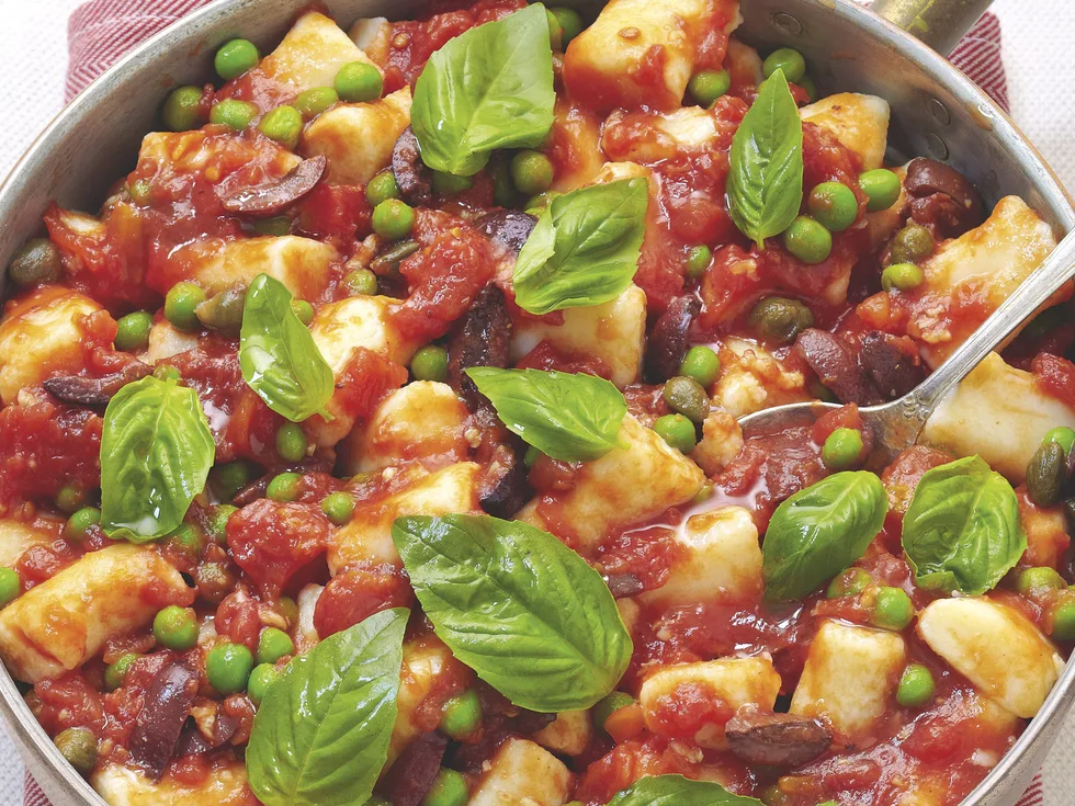 Gnocchi with Italian Pea Sauce