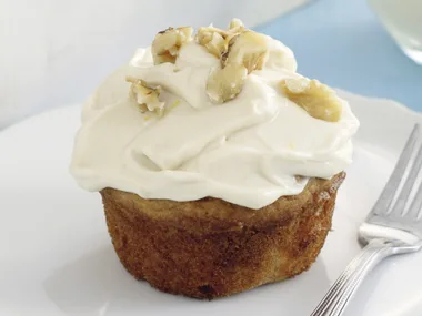 Banana Muffins with Maple Icing