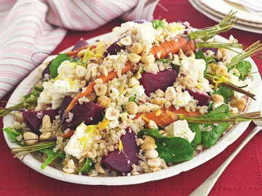 Roast Beetroot, Carrot and Quinoa Salad