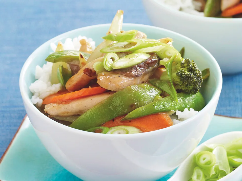Lemon Chicken and Vegetable Stir-fry