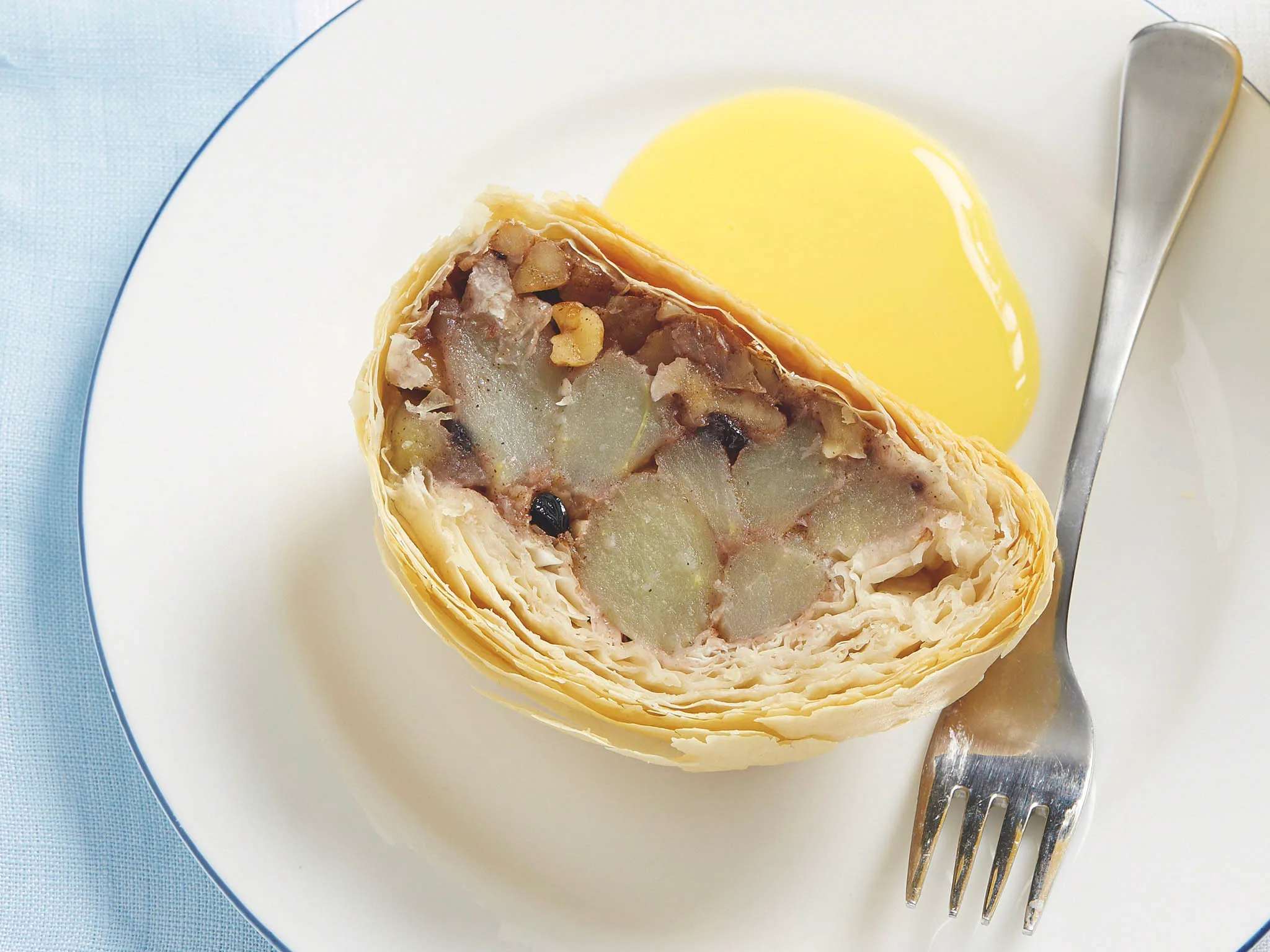 Apple and Walnut Strudel