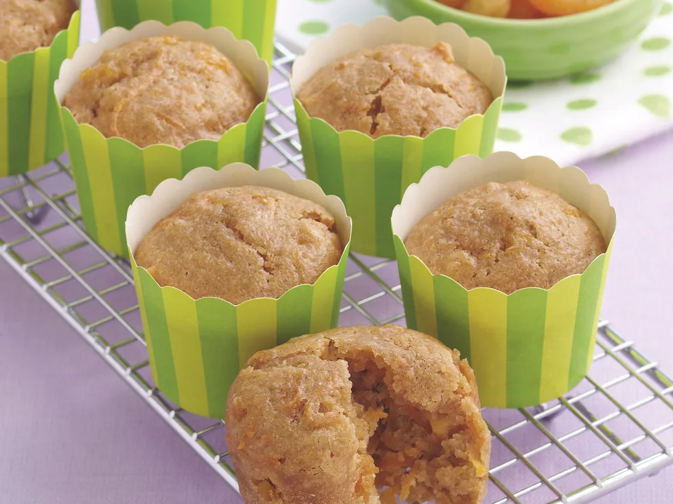 Carrot and Apricot Muffins