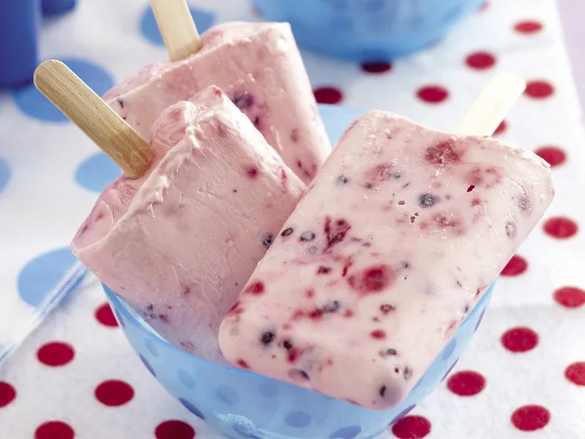 Creamy Berry Iceblocks