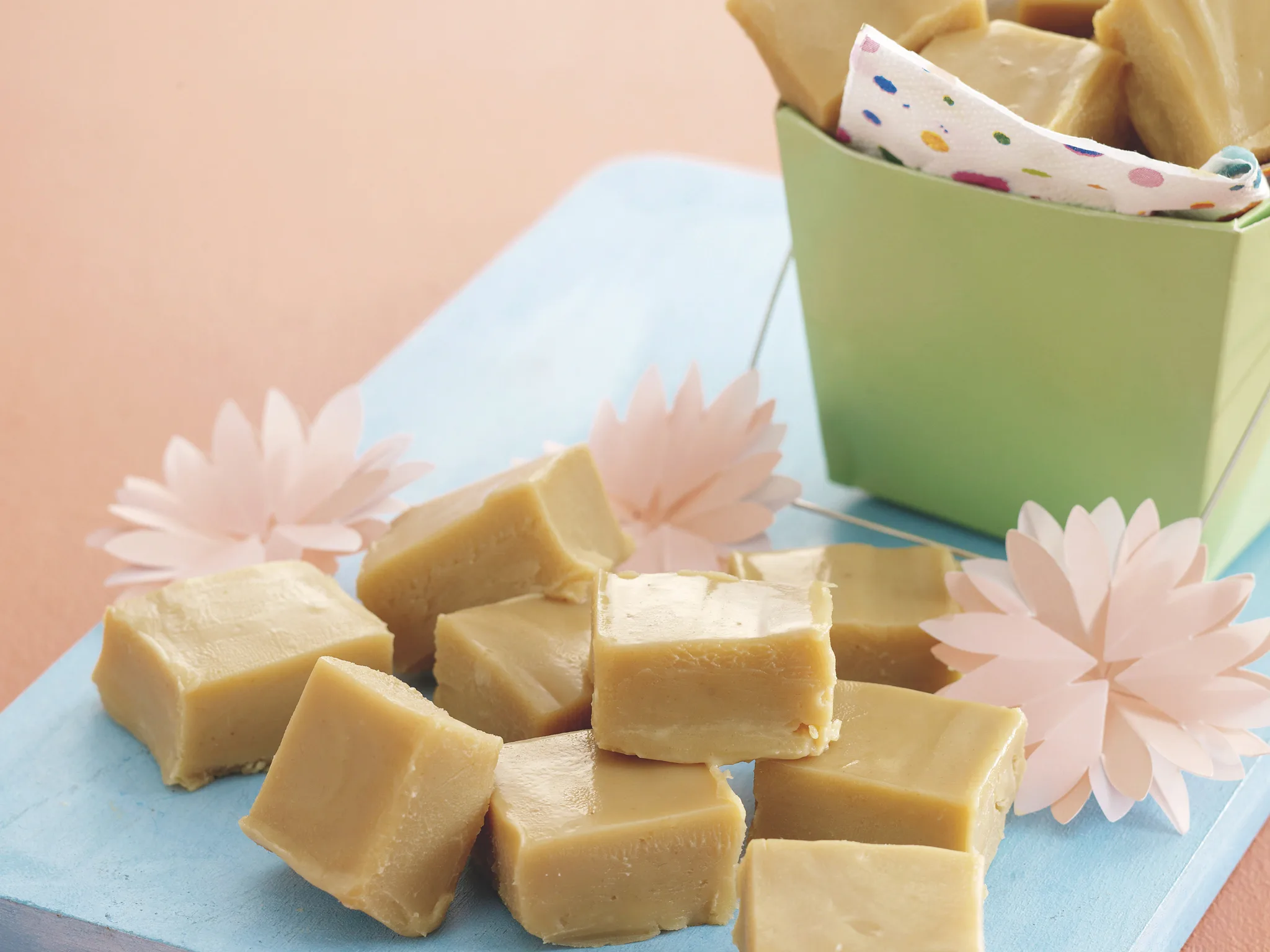 Peanut Butter Freezer Caramels