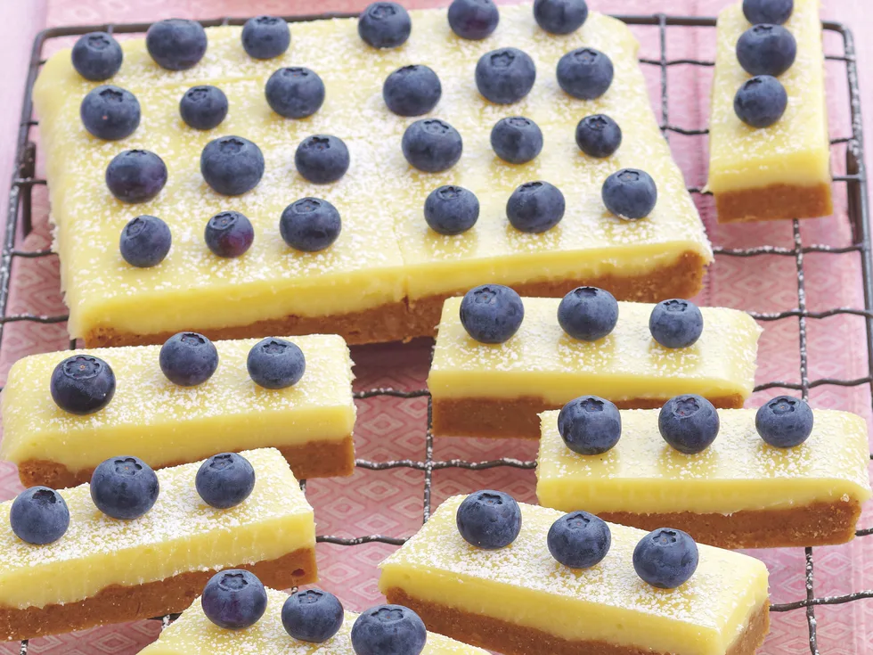 White Chocolate and Lemon Slice