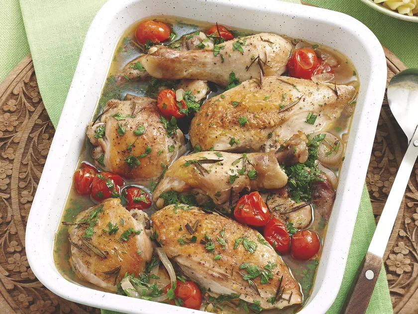 Italian roast chicken