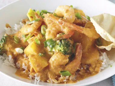 Saucy Bakes - Prawn and potato sambal