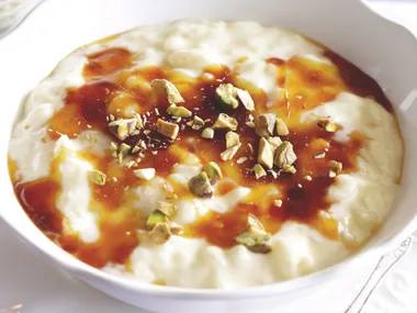 Saucy New Puddings - Toffee swirl rice pudding