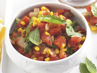 Super-easy salsas - Capsicum and Corn Salsa