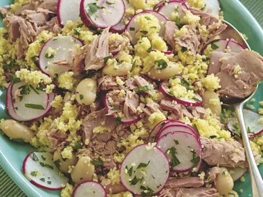 Tuna, Bean and Radish Couscous