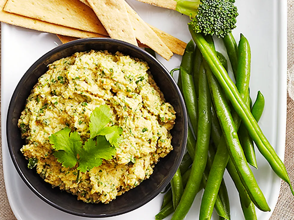 coriander hommous