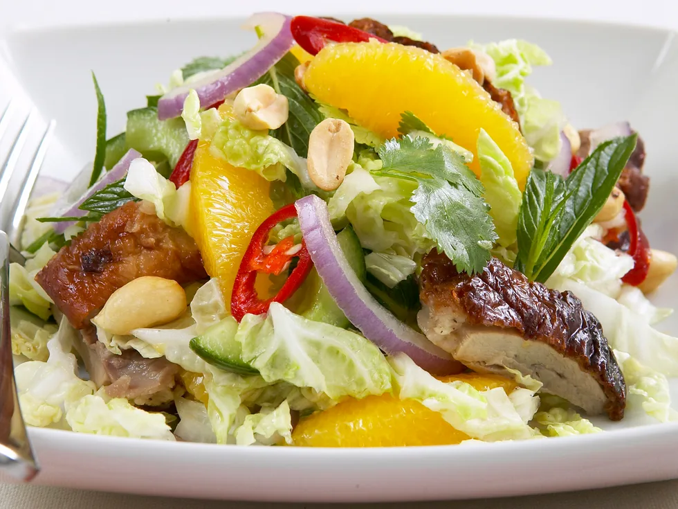 Duck Salad with Orange and Chilli