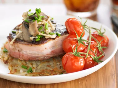 Filet Mignon with mixed mushrooms