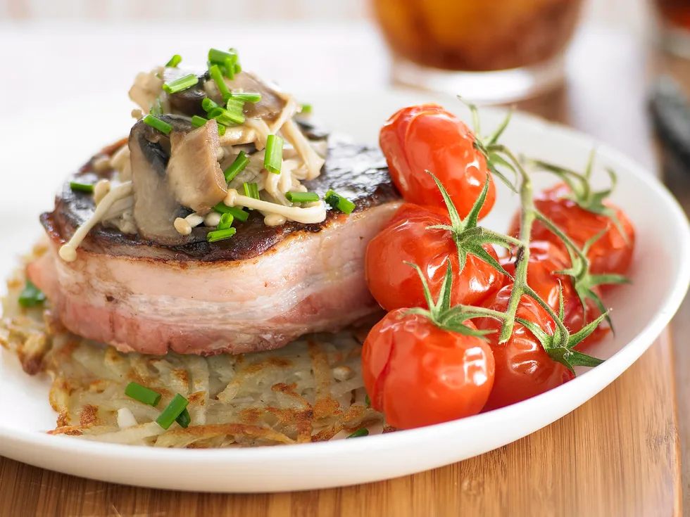 Filet Mignon with mixed mushrooms