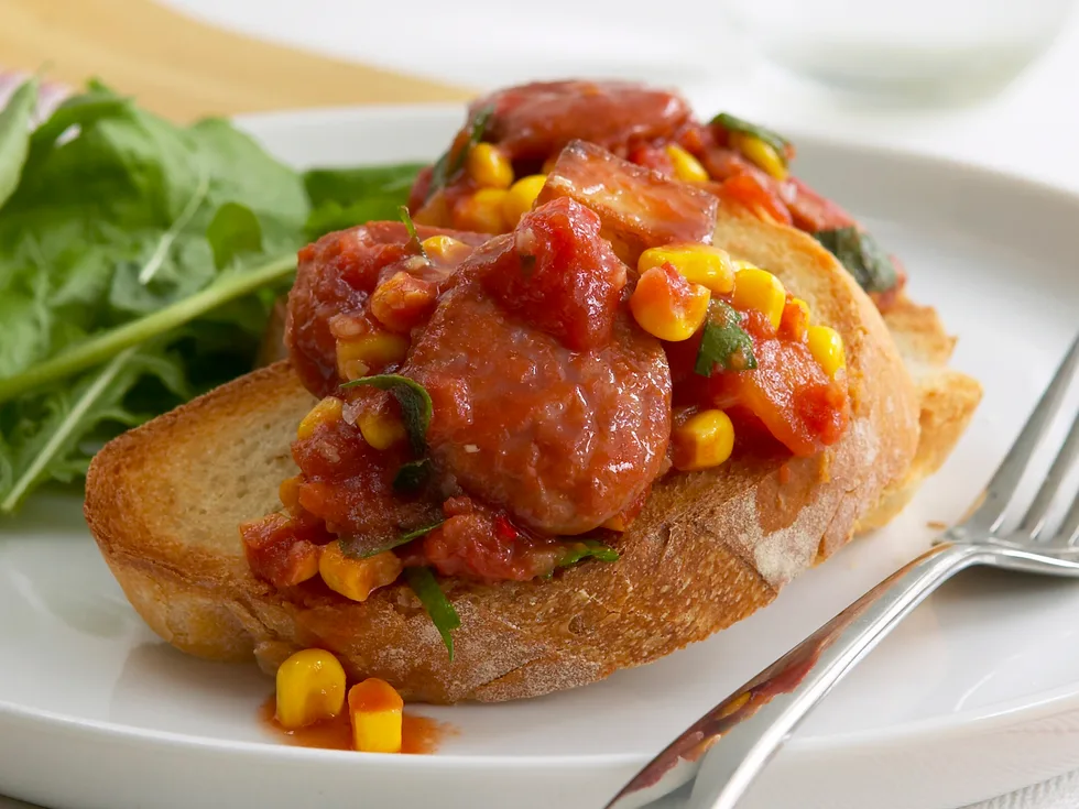 Fried Chorizo With Tomatoes and Potatoes