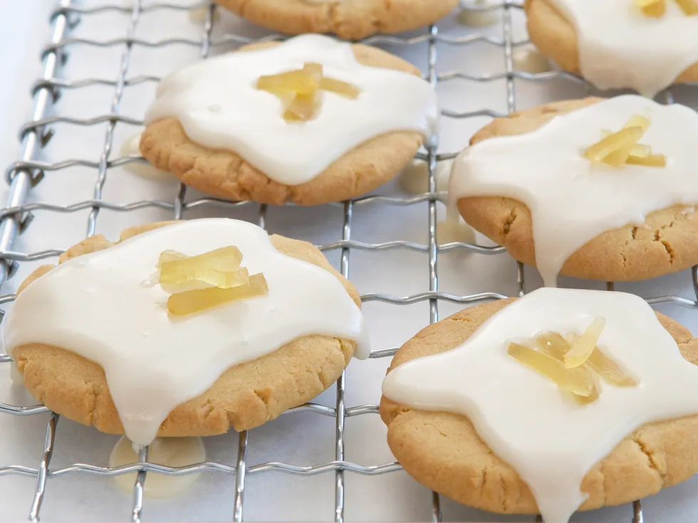 Ginger and butterscotch biscuits