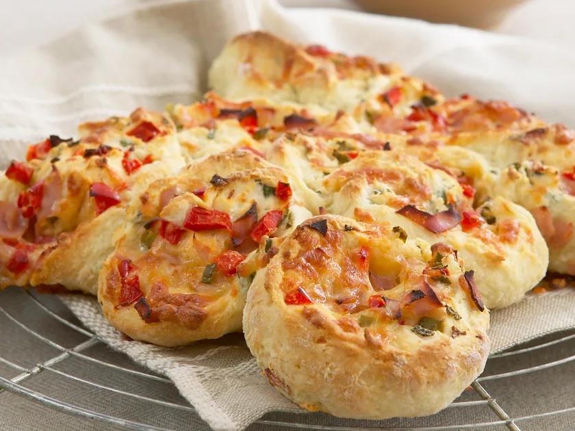 Ham and cheese scroll