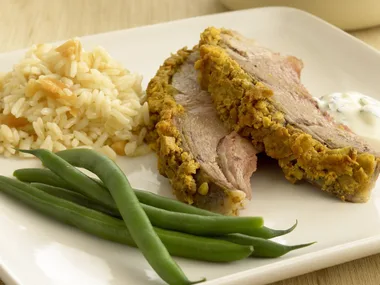 Indian lamb with lemon pilau