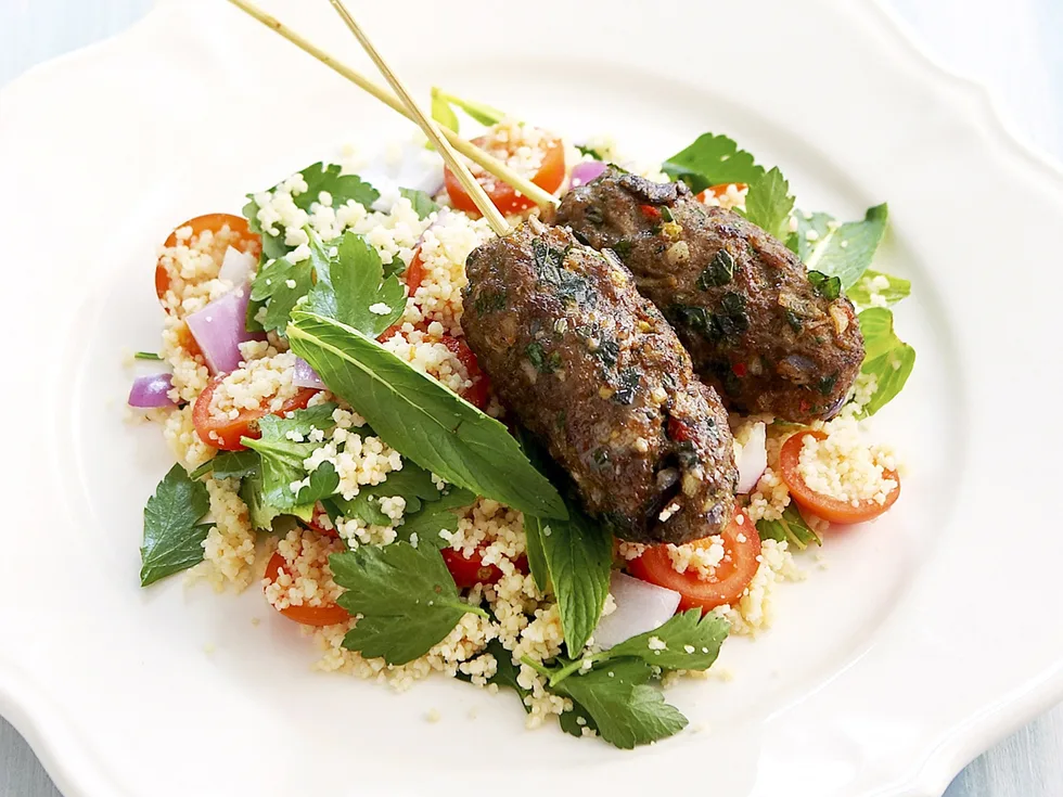 Kofta with tabouli