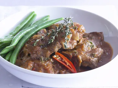 lamb, chilli and anchovy casserole