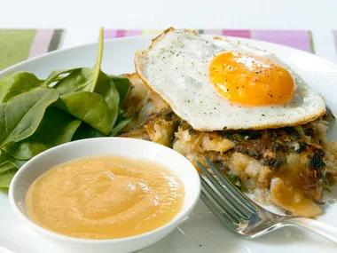leftover meat and potato hash