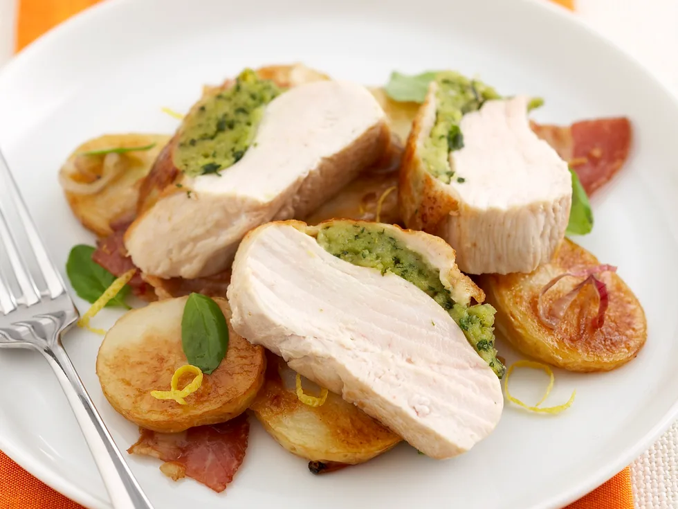 lemon and herb stuffed chicken