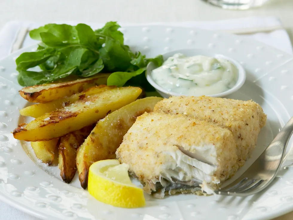 low-fat fish and chips