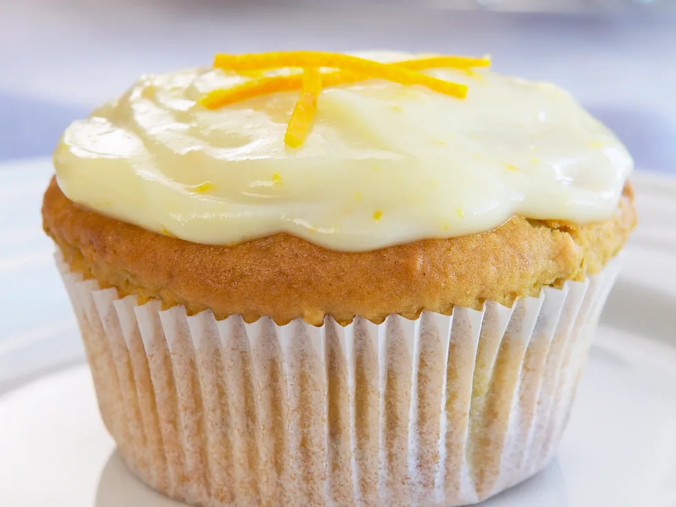 low-fat orange and bran patty cakes