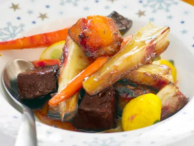 maple glazed roast vegetables